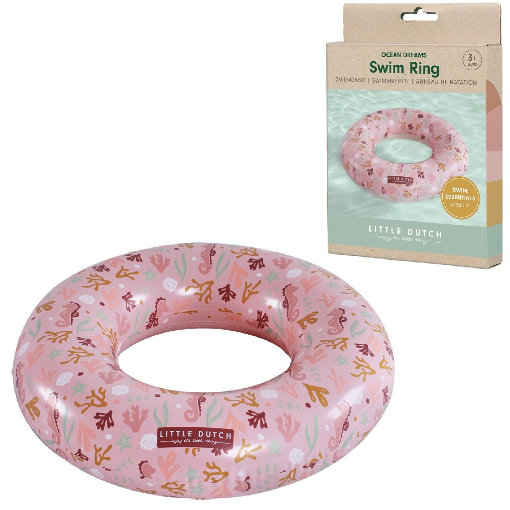 Little Dutch Ocean Dreams Zwemring Roze 50cm